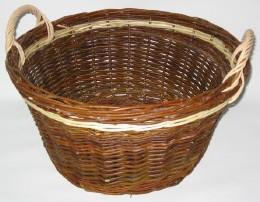 Kosz ogrodowy z r�czkami. �r.wys. 45 x 21