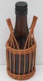 Oplot wiklinowy butelki o poj. 0,1 l. �r.wys. 7x19,  wz�r