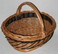Koszyczek owalny d�.szer.wys. 33x28x15/28