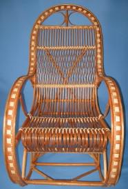 Bujak wiklinowy. d�.szer.wys. 115 x 59, wys. 50/76/115, siedzisko szer. 49, g��b. 45