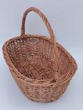 Kosz użytkowy średni. Cena netto 34,14 zł. 38 x 26 wys. 14/34, dno wew. 29x17